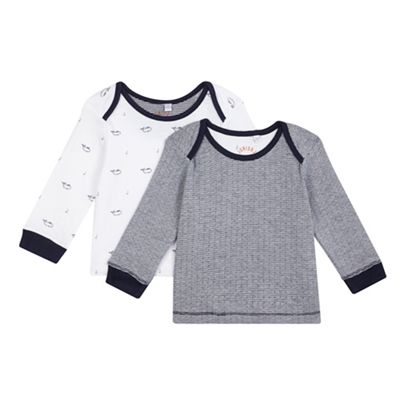J by Jasper Conran Pack of two boys' navy top